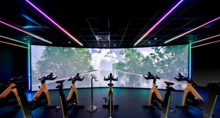 immersive led wall in gyms